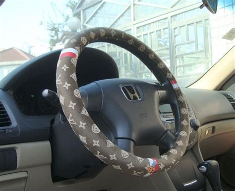 louis vuitton steering wheel cover amazon|lv car mats.